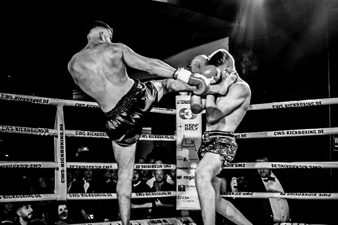 Kickboxen im Ring